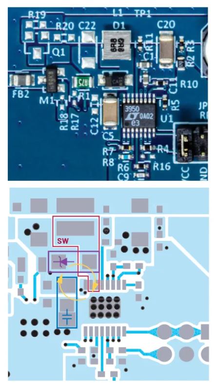 图2. LT3950 (DC2788A)异步热回路包括D1续流二极管.JPG